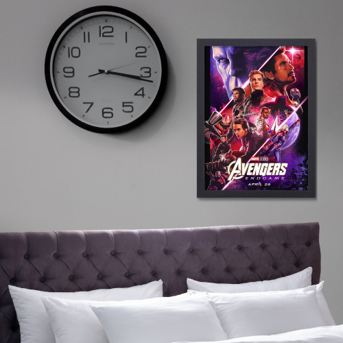Avengers Endgame Film Poster Frame Action Sci fi Movie Framed Posters Hollywood Movies Art work Canvas Painting Photo Frames For Wall Decor Living Room Bedroom  Study Room Restraunt Cafe Office & Home Decoration