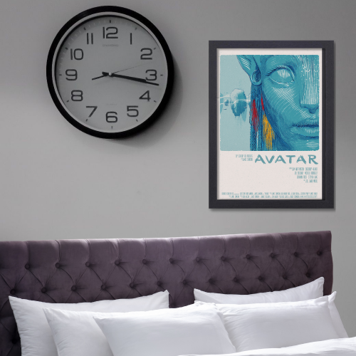 Avatar Movie Poster Frame Aci-fi Epic Film Artwork Canvas Painting Framed Posters The Way of Water Movies Canvas Painting Photo Frames for Wall Decor Living Room Bedroom Study Room Restraunt Cafe Office & Home Decoration