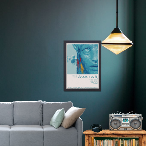 Avatar Movie Poster Frame Aci-fi Epic Film Artwork Canvas Painting Framed Posters The Way of Water Movies Canvas Painting Photo Frames for Wall Decor Living Room Bedroom Study Room Restraunt Cafe Office & Home Decoration