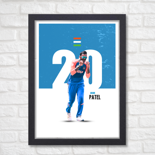 Axar Patel poster  Axar Patel wall art Virat Kholi Dhoni Rohit Sharma Sachin Axar Patel cricket poster  Axar unframed poster  Axar Patel photo print  Axar Patel decor  Indian cricketer poster for Turf Collage Office room poster  Axar fan bowling poster  Axar action poster  Axar sports poster  Axar IPL poster Cricketers Photos, Cricketers Photo frames, Indian Cricketers Posters, Indian Cricketer Framed, Virat Kohli, King Kohli, Rohit Sharma, Dhoni Frames, Framed Poster for wall decor, room decor, living room