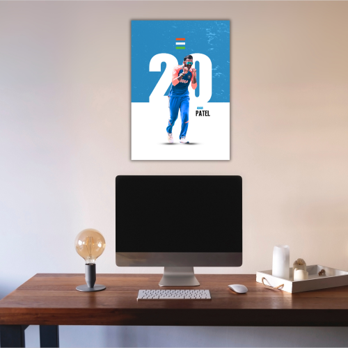 Axar Patel poster  Axar Patel wall art Virat Kholi Dhoni Rohit Sharma Sachin Axar Patel cricket poster  Axar unframed poster  Axar Patel photo print  Axar Patel decor  Indian cricketer poster for Turf Collage Office room poster  Axar fan bowling poster  Axar action poster  Axar sports poster  Axar IPL poster Cricketers Photos, Cricketers Photo frames, Indian Cricketers Posters, Indian Cricketer Framed, Virat Kohli, King Kohli, Rohit Sharma, Dhoni Frames, Framed Poster for wall decor, room decor, living room