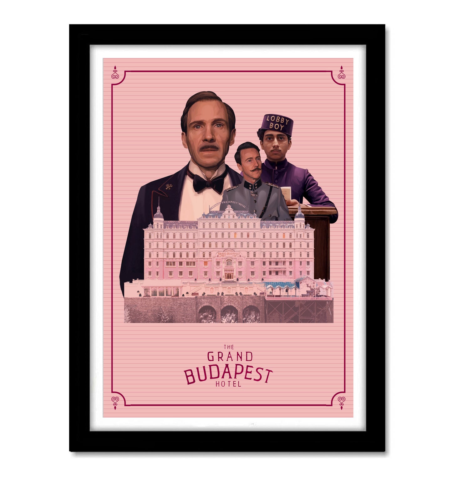 The Grand Budapest Hotel Movie Art work