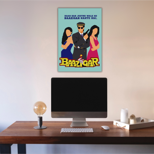 Baazigar Movie Poster Frame Shahrukh Khan Bollywood Movies Framed Posters Movies Dialogues Quotes Artwork Canvas Painting Photo Frames For Wall Decor Restraunt Cafe Bedroom Living Room Decoration Home Office, Baazigar movie poster, Baazigar movie poster hd, Baazigar film poster, Baazigar poster, Baazigar movie poster framed, Baazigar poster framed, baazigar poster frame, baazigar frame, baazigar frame poster design, baazigar frame posters design, baazigar frame poster hd, bollywood movie poster design