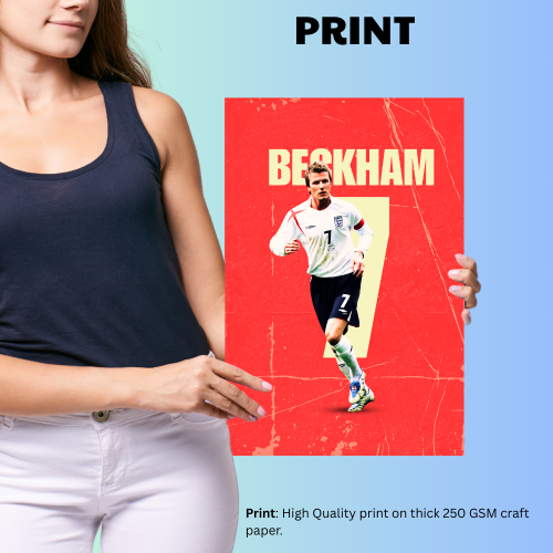 David Beckham Poster Frame English former footballer Framed Posters Sports Game Players Artwork Canvas Painting with Photo Frames for Wall Decor Livingroom Boys room Hostel Cafe Bedroom Dining hall Home & Office Decoration, david beckham poster, david beckham poster 90s, david beckham poster 2000s, david beckham poster real madrid, david beckham signed poster, david beckham frame, david beckham frames reviews, david beckham frame price, david beckham frames for men, david beckham frames reddit