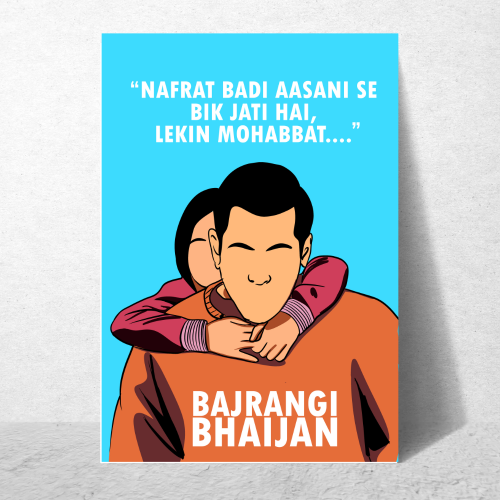 Bajrangi Bhaijaan Movie Poster Frame Actor Salman Khan Artwork Framed Posters Bollywood Movies Quote Canvas Paintings Photo Frames For Wall Decor Bedroom Living Room Decoration Home Office Restraunt Cafe, Bajrangi Bhaijaan poster, Bajrangi Bhaijaan poster hd, Bajrangi Bhaijaan movie poster, Bajrangi Bhaijaan 2 poster, Bajrangi Bhaijaan first poster, Bajrangi Bhaijaan minimalist poster, Bajrangi Bhaijaan official poster, Salman Khan Bajrangi Bhaijaan poster, Bajrangi Bhaijaan movie poster