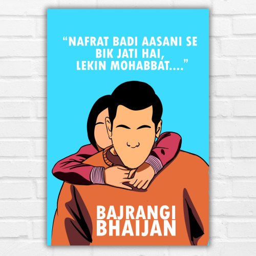 Bajrangi Bhaijaan Movie Poster Frame Actor Salman Khan Artwork Framed Posters Bollywood Movies Quote Canvas Paintings Photo Frames For Wall Decor Bedroom Living Room Decoration Home Office Restraunt Cafe, Bajrangi Bhaijaan poster, Bajrangi Bhaijaan poster hd, Bajrangi Bhaijaan movie poster, Bajrangi Bhaijaan 2 poster, Bajrangi Bhaijaan first poster, Bajrangi Bhaijaan minimalist poster, Bajrangi Bhaijaan official poster, Salman Khan Bajrangi Bhaijaan poster, Bajrangi Bhaijaan movie poster, Bajrangi Bhaijaan 