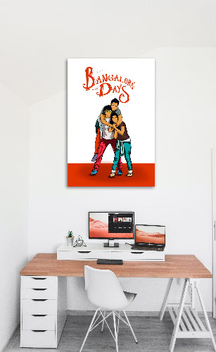 Banglore days Movie Poster Frame Bollywood Movies Artwork Framed Posters Funny Art Canvas Paintings Photo Frames for Wall Decor Bedroom Living Room Dining Hall Restraunt Cafe & Office Wall Decoration, Banglore days poster, Banglore days poster hd, bangalore days movie poster hd, bangalore days poster, bangalore days poster hd, mollywood posters, bollywood movies poster, bollywood movies poster