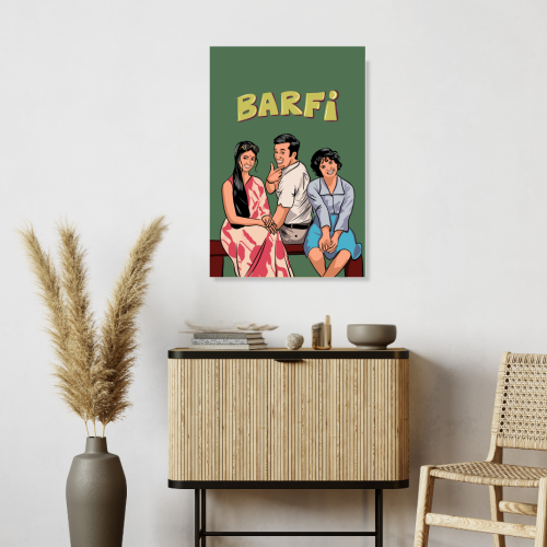 Barfi Movie Poster Frame Ranbir Kapoor Artwork Framed Posters Bollywood Movies Canvas Painting Photo Frames For Wall Decor Restraunt Cafe Bedroom Living Room Decoration Home Office, Barfi movie poster, Barfi movie poster hd, Barfi movie photos, Barfi movie pictures, Barfi poster, Barfi poster hd, Barfi poster design, Barfi movie wall poster, Barfi movie wall poster design, Barfi movie wall frames, Barfi movie wall rame design, Barfi movie wall frame poster, bollywood movies poster, bollywood movies poster 