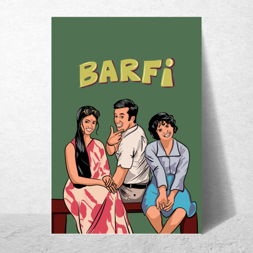Barfi Movie Poster Frame Ranbir Kapoor Artwork Framed Posters Bollywood Movies Canvas Painting Photo Frames For Wall Decor Restraunt Cafe Bedroom Living Room Decoration Home Office, Barfi movie poster, Barfi movie poster hd, Barfi movie photos, Barfi movie pictures, Barfi poster, Barfi poster hd, Barfi poster design, Barfi movie wall poster, Barfi movie wall poster design, Barfi movie wall frames, Barfi movie wall rame design, Barfi movie wall frame poster, bollywood movies poster, bollywood movies poster 