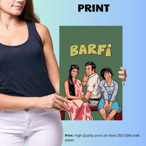 Barfi Movie Poster Frame Ranbir Kapoor Artwork Framed Posters Bollywood Movies Canvas Painting Photo Frames For Wall Decor Restraunt Cafe Bedroom Living Room Decoration Home Office, Barfi movie poster, Barfi movie poster hd, Barfi movie photos, Barfi movie pictures, Barfi poster, Barfi poster hd, Barfi poster design, Barfi movie wall poster, Barfi movie wall poster design, Barfi movie wall frames, Barfi movie wall rame design, Barfi movie wall frame poster, bollywood movies poster, bollywood movies poster 
