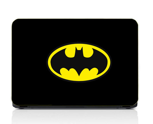 Batman Logo Comic book character Black & Yellow Color Matte Finish Waterproof Laptopskin