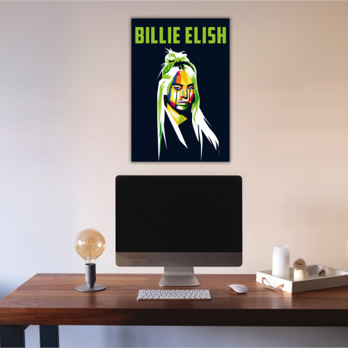 Billie Elish Poster Frame American Singer Framed Poster Music Songwriter Art work Canvas Painting Photo Frames for wall Decor Cafe Restraunt Girls Bedroom Living room Home & Office Decoration, Billie Eilish poster, Billie Eilish poster pinterest, Billie Eilish poster black and white, Billie Eilish posters for sale, Billie Eilish frame, Billie Eilish framed poster, Billie Eilish framed picture, Billie Eilish framed vinyl, Billie Eilish framed prints, Billie Eilish framed art, Billie Eilish framed wall art