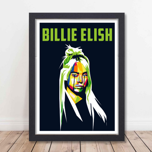 Billie Elish Poster Frame American Singer Framed Poster Music Songwriter Art work Canvas Painting Photo Frames for wall Decor Cafe Restraunt Girls Bedroom Living room Home & Office Decoration, Billie Eilish poster, Billie Eilish poster pinterest, Billie Eilish poster black and white, Billie Eilish posters for sale, Billie Eilish frame, Billie Eilish framed poster, Billie Eilish framed picture, Billie Eilish framed vinyl, Billie Eilish framed prints, Billie Eilish framed art, Billie Eilish framed wall art
