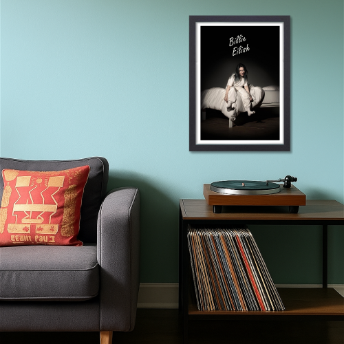 Billie Elish Poster Frame American Singer Framed Poster Music Songwriter Art work Canvas Painting Photo Frames for wall Decor Cafe Restraunt Girls Bedroom Living room Home & Office Decoration, Billie Eilish poster, Billie Eilish poster pinterest, Billie Eilish poster black and white, Billie Eilish posters for sale, Billie Eilish frame, Billie Eilish framed poster, Billie Eilish framed picture, Billie Eilish framed vinyl, Billie Eilish framed prints, Billie Eilish framed art, Billie Eilish framed wall art