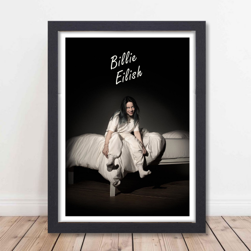 Billie Elish Poster Frame American Singer Framed Poster Music Songwriter Art work Canvas Painting Photo Frames for wall Decor Cafe Restraunt Girls Bedroom Living room Home & Office Decoration, Billie Eilish poster, Billie Eilish poster pinterest, Billie Eilish poster black and white, Billie Eilish posters for sale, Billie Eilish frame, Billie Eilish framed poster, Billie Eilish framed picture, Billie Eilish framed vinyl, Billie Eilish framed prints, Billie Eilish framed art, Billie Eilish framed wall art