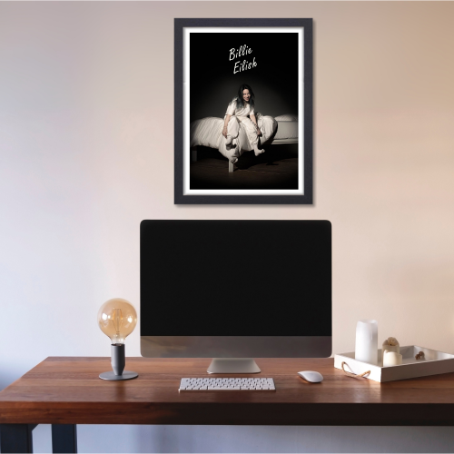 Billie Elish Poster Frame American Singer Framed Poster Music Songwriter Art work Canvas Painting Photo Frames for wall Decor Cafe Restraunt Girls Bedroom Living room Home & Office Decoration, Billie Eilish poster, Billie Eilish poster pinterest, Billie Eilish poster black and white, Billie Eilish posters for sale, Billie Eilish frame, Billie Eilish framed poster, Billie Eilish framed picture, Billie Eilish framed vinyl, Billie Eilish framed prints, Billie Eilish framed art, Billie Eilish framed wall art