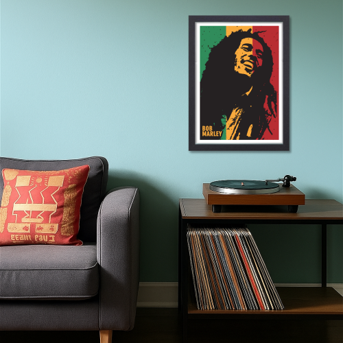 Bob Marley Poster Vintage Black & White Art work Canvas Posters with Frame for Livingroom Bedroom Restraunt Cafe Hotel Restro, bob marley poster, bob marley poster vintage, bob marley poster black & white, bob marley poster amazon, bob marley posters for sale, bob marley poster smoking, bob marley poster one love, bob marley poster art, bob marley poster with frame, singers posters design, posters for wall posters for room decor, posters for bedroom, posters for wall decor, posters for room aesthetic