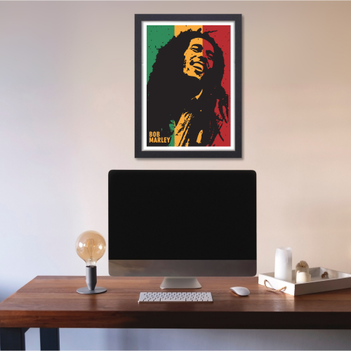 Bob Marley Poster Vintage Black & White Art work Canvas Posters with Frame for Livingroom Bedroom Restraunt Cafe Hotel Restro, bob marley poster, bob marley poster vintage, bob marley poster black & white, bob marley poster amazon, bob marley posters for sale, bob marley poster smoking, bob marley poster one love, bob marley poster art, bob marley poster with frame, singers posters design, posters for wall posters for room decor, posters for bedroom, posters for wall decor, posters for room aesthetic