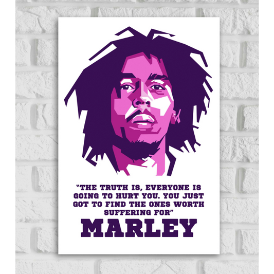Bob Marley Jamaican Singer-Songwriter & Guitarist Pop Culture Art Music Artist Posters & Framed 