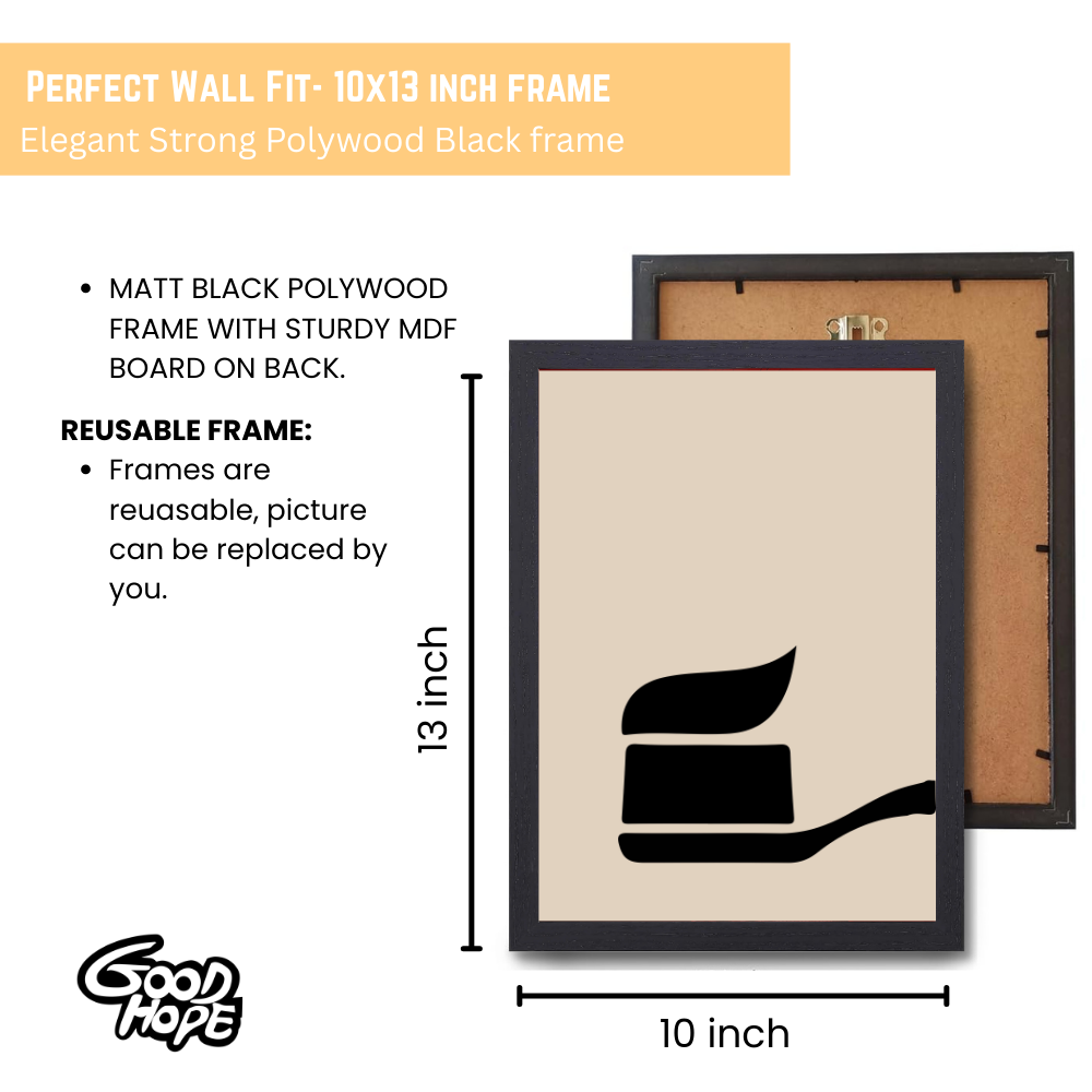 Dentist Funny Quote Wall Frames for Dental Clinic, Photo Frame for Hospital With Hanging Hook | Brush Framed oster Pictures for Wall Decoration Toothbrush & Toothpaste Frames for Bathroom, Washroom