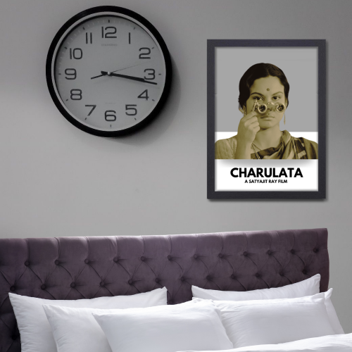 Charulata Movie Poster Frame Satyajit Roy's Movies Framed Posters Bollywood Artwork Canvas Painting Photo Frames For Wall Decor Restraunt Cafe Bedroom Living Room Decoration Home Office, Charulata movie poster, Charulata poster, Charulata original poster, Charulata 1964 poster, detective charulata poster,  charulata film poster, charulata poster satyajit roy, charulata movie wall poster, charulata movie wall frame, charulata movie wall frame design, charulata movie wall images, charulata movie WALL FRAME 