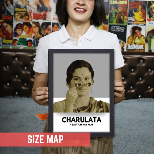 Charulata Movie Poster Frame Satyajit Roy's Movies Framed Posters Bollywood Artwork Canvas Painting Photo Frames For Wall Decor Restraunt Cafe Bedroom Living Room Decoration Home Office, Charulata movie poster, Charulata poster, Charulata original poster, Charulata 1964 poster, detective charulata poster,  charulata film poster, charulata poster satyajit roy, charulata movie wall poster, charulata movie wall frame, charulata movie wall frame design, charulata movie wall images, charulata movie WALL FRAME 
