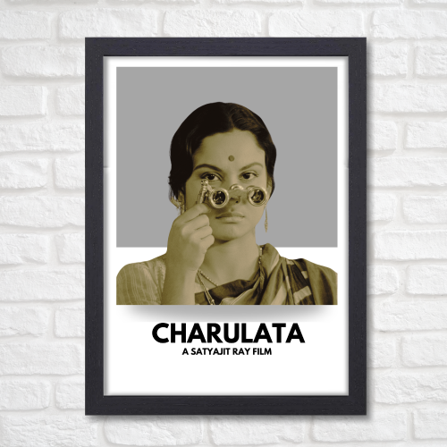 Charulata Movie Poster Frame Satyajit Roy's Movies Framed Posters Bollywood Artwork Canvas Painting Photo Frames For Wall Decor Restraunt Cafe Bedroom Living Room Decoration Home Office, Charulata movie poster, Charulata poster, Charulata original poster, Charulata 1964 poster, detective charulata poster,  charulata film poster, charulata poster satyajit roy, charulata movie wall poster, charulata movie wall frame, charulata movie wall frame design, charulata movie wall images, charulata movie WALL FRAME 