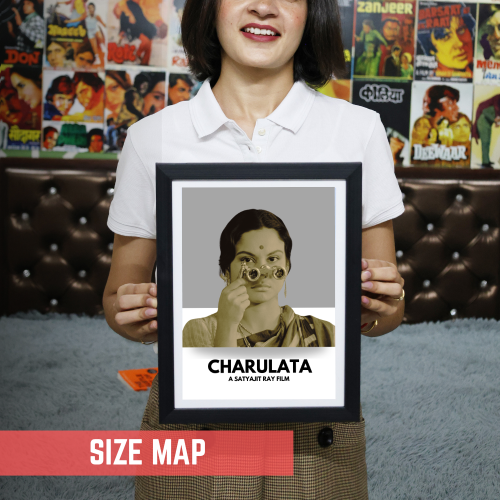 Charulata Movie Poster Frame Satyajit Roy's Movies Framed Posters Bollywood Artwork Canvas Painting Photo Frames For Wall Decor Restraunt Cafe Bedroom Living Room Decoration Home Office, Charulata movie poster, Charulata poster, Charulata original poster, Charulata 1964 poster, detective charulata poster,  charulata film poster, charulata poster satyajit roy, charulata movie wall poster, charulata movie wall frame, charulata movie wall frame design, charulata movie wall images, charulata movie WALL FRAME 