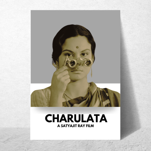 Charulata Movie Poster Frame Satyajit Roy's Movies Framed Posters Bollywood Artwork Canvas Painting Photo Frames For Wall Decor Restraunt Cafe Bedroom Living Room Decoration Home Office, Charulata movie poster, Charulata poster, Charulata original poster, Charulata 1964 poster, detective charulata poster,  charulata film poster, charulata poster satyajit roy, charulata movie wall poster, charulata movie wall frame, charulata movie wall frame design, charulata movie wall images, charulata movie WALL FRAME 