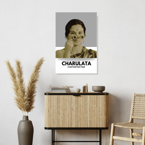 Charulata Movie Poster Frame Satyajit Roy's Movies Framed Posters Bollywood Artwork Canvas Painting Photo Frames For Wall Decor Restraunt Cafe Bedroom Living Room Decoration Home Office, Charulata movie poster, Charulata poster, Charulata original poster, Charulata 1964 poster, detective charulata poster,  charulata film poster, charulata poster satyajit roy, charulata movie wall poster, charulata movie wall frame, charulata movie wall frame design, charulata movie wall images, charulata movie WALL FRAME 