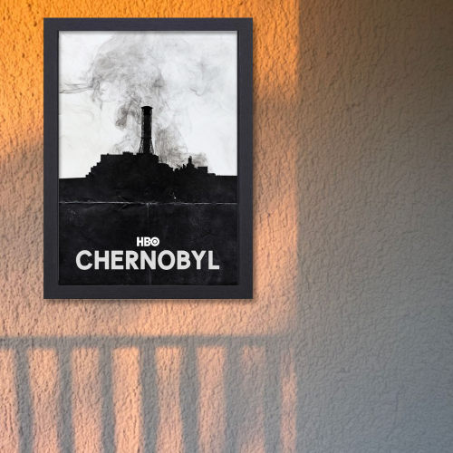 Chernobyl disaster Movie Series Poster Frame Drama Movies Artwork Framed Posters Hollywood Painting Photo Frames for  Wall Decor Home Decoration Living Room Bedroom Office Study Room Cafe Restraunt
