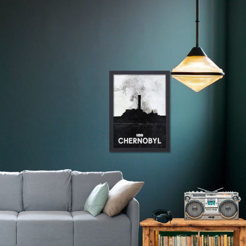 Chernobyl disaster Movie Series Poster Frame Drama Movies Artwork Framed Posters Hollywood Painting Photo Frames for  Wall Decor Home Decoration Living Room Bedroom Office Study Room Cafe Restraunt