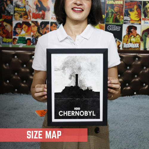 Chernobyl disaster Movie Series Poster Frame Drama Movies Artwork Framed Posters Hollywood Painting Photo Frames for  Wall Decor Home Decoration Living Room Bedroom Office Study Room Cafe Restraunt