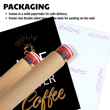 Coffee Quote Poster Framed Posters for Restraunt Cafe With Frame Canvas Painting Photo Frames Wall Decor Decoration