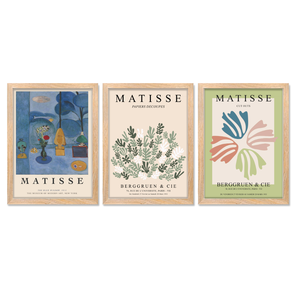 Set of 3 Henri Matisse Wall Art Paintings Framed Poster 10x13 Inch for Home Decoration, Living Room, Bedroom, Kitchen, and Office Wall Decoration, Henri Matisse Paintings frame Posters Wall art, framed art prints, home decor, office decor, Wall art, framed art prints, home decor, office decor, living room wall art, bedroom wall decor, classic art decor, artistic wall decor, interior decoration, ready to hang art, Van Gogh art prints.