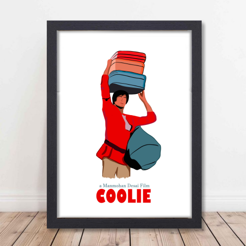 Coolie Movie Poster Frame Actor Amitabh Bachchan Movies Framed Posters Bollywood  Artwork Canvas Painting Photo frames for Wall Decor Bedroom Living Room Decoration Home Office walls Restraunt Cafe, coolie movie poster, coolie movie poster amitabh bachchan, coolie movie poster design, coolie movie poster png, coolie movie poster copy, coolie movie poster framed, coolie poster framed, amitabh bachchan old movie poster, amitabh bachchan all movie poster, amitabh bachchan coolie movie poster, amitabh bachchan 