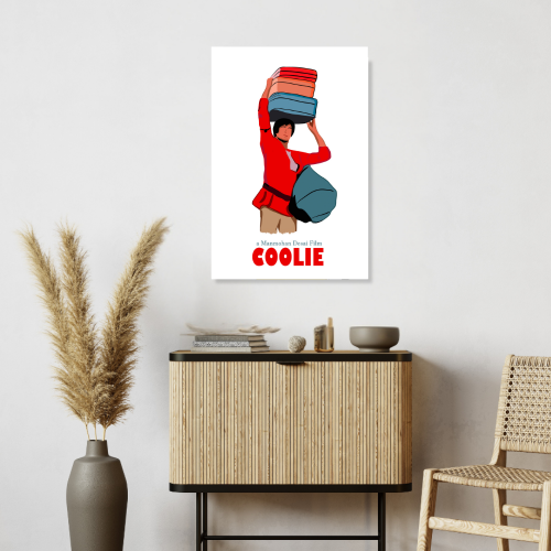 Coolie Movie Poster Frame Actor Amitabh Bachchan Movies Framed Posters Bollywood  Artwork Canvas Painting Photo frames for Wall Decor Bedroom Living Room Decoration Home Office walls Restraunt Cafe, coolie movie poster, coolie movie poster amitabh bachchan, coolie movie poster design, coolie movie poster png, coolie movie poster copy, coolie movie poster framed, coolie poster framed, amitabh bachchan old movie poster, amitabh bachchan all movie poster, amitabh bachchan coolie movie poster, amitabh bachchan 