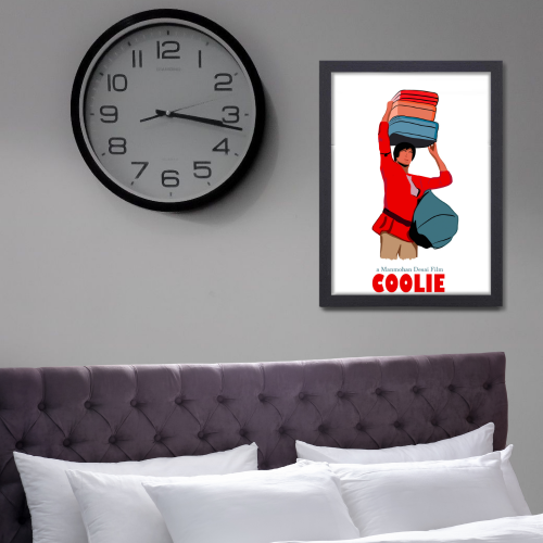 Coolie Movie Poster Frame Actor Amitabh Bachchan Movies Framed Posters Bollywood  Artwork Canvas Painting Photo frames for Wall Decor Bedroom Living Room Decoration Home Office walls Restraunt Cafe, coolie movie poster, coolie movie poster amitabh bachchan, coolie movie poster design, coolie movie poster png, coolie movie poster copy, coolie movie poster framed, coolie poster framed, amitabh bachchan old movie poster, amitabh bachchan all movie poster, amitabh bachchan coolie movie poster, amitabh bachchan 