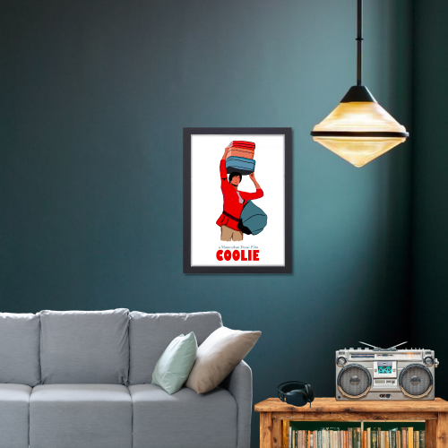 Coolie Movie Poster Frame Actor Amitabh Bachchan Movies Framed Posters Bollywood  Artwork Canvas Painting Photo frames for Wall Decor Bedroom Living Room Decoration Home Office walls Restraunt Cafe, coolie movie poster, coolie movie poster amitabh bachchan, coolie movie poster design, coolie movie poster png, coolie movie poster copy, coolie movie poster framed, coolie poster framed, amitabh bachchan old movie poster, amitabh bachchan all movie poster, amitabh bachchan coolie movie poster, amitabh bachchan 