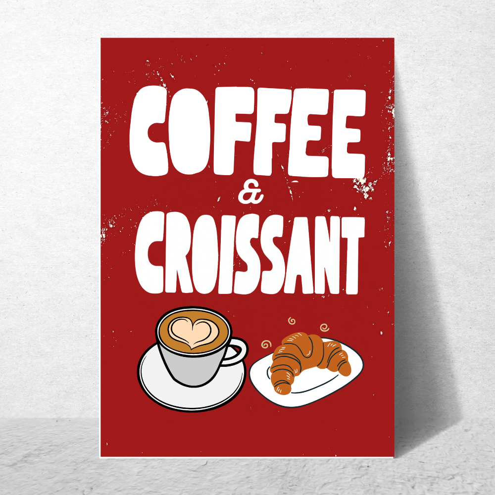 Funny Coffee thing Quote Poster For Room Office Home wall Decoration Bedroom Hotel Living Gift Painting sticker wallpaper Hostel Restaurant Bar Cafe Hotel Wall Art Cafe
