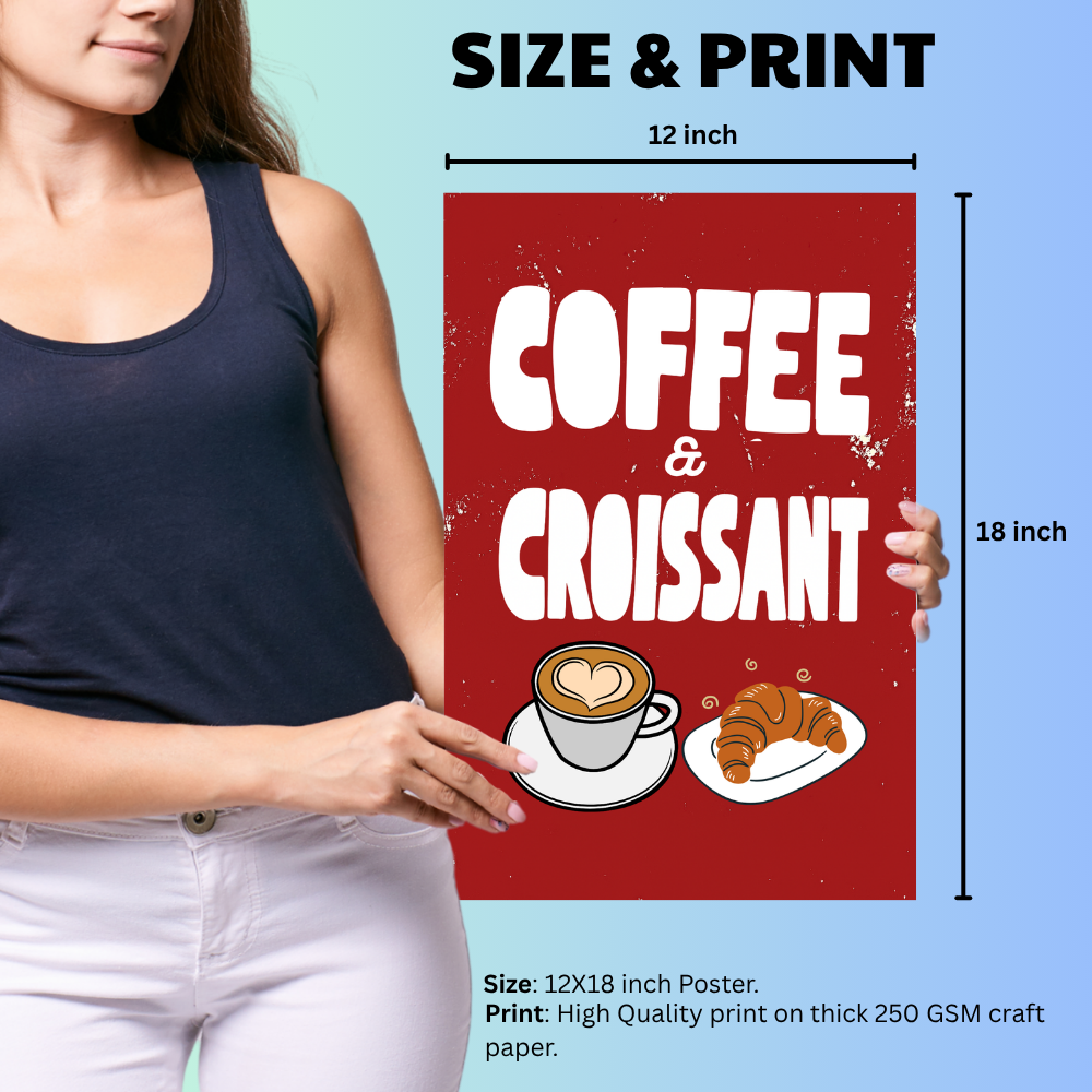 Funny Coffee thing Quote Poster For Room Office Home wall Decoration Bedroom Hotel Living Gift Painting sticker wallpaper Hostel Restaurant Bar Cafe Hotel Wall Art Cafe