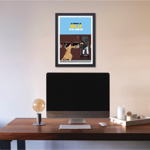 DDLJ Movie Shahrukh Khan Artwork Bollywood Movie Frame Poster Movies Quote Wall Art Decor Photo Frames Poster Canvas For Bedroom Living Room Decoration Home Office wall Poster Gift, ddlj poster, ddlj poster hd, ddlj poster original, ddlj poster traint, dilwale dulhania le jayenge poster, dilwale dulhania le jayenge poster hd, dilwale dulhania le jayenge poster switzerland, dilwale dulhania le jayenge movie poster, dilwale dulhania le jayenge movie posters, dilwale dulhania le jayenge movie poster hd