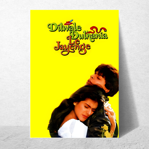 DDLJ Movie Shahrukh Khan Kajol AS SENORITA Movie Frame Poster Bollywood Movies Motivational Quote Actors Singers Quotes Wall Art Decor Photo Frames Posters Canvas Painting For Restraunt Cafe Students Bedroom Living Room Decoration Home Office wall Poster, dilwale dulhania le jayenge poster, dilwale dulhania le jayenge movie poster, dilwale dulhania le jayenge poster hd, dilwale dulhania le jayenge photo, dilwale dulhania le jayenge poster in switzerland, dilwale dulhania le jayenge ka poster, ddlj poster