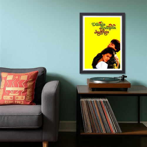 DDLJ Movie Shahrukh Khan Kajol AS SENORITA Movie Frame Poster Bollywood Movies Motivational Quote Actors Singers Quotes Wall Art Decor Photo Frames Posters Canvas Painting For Restraunt Cafe Students Bedroom Living Room Decoration Home Office wall Poster, dilwale dulhania le jayenge poster, dilwale dulhania le jayenge movie poster, dilwale dulhania le jayenge poster hd, dilwale dulhania le jayenge photo, dilwale dulhania le jayenge poster in switzerland, dilwale dulhania le jayenge ka poster, ddlj poster