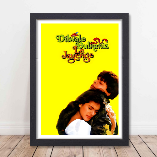 DDLJ Movie Shahrukh Khan Kajol AS SENORITA Movie Frame Poster Bollywood Movies Motivational Quote Actors Singers Quotes Wall Art Decor Photo Frames Posters Canvas Painting For Restraunt Cafe Students Bedroom Living Room Decoration Home Office wall Poster, dilwale dulhania le jayenge poster, dilwale dulhania le jayenge movie poster, dilwale dulhania le jayenge poster hd, dilwale dulhania le jayenge photo, dilwale dulhania le jayenge poster in switzerland, dilwale dulhania le jayenge ka poster, ddlj poster