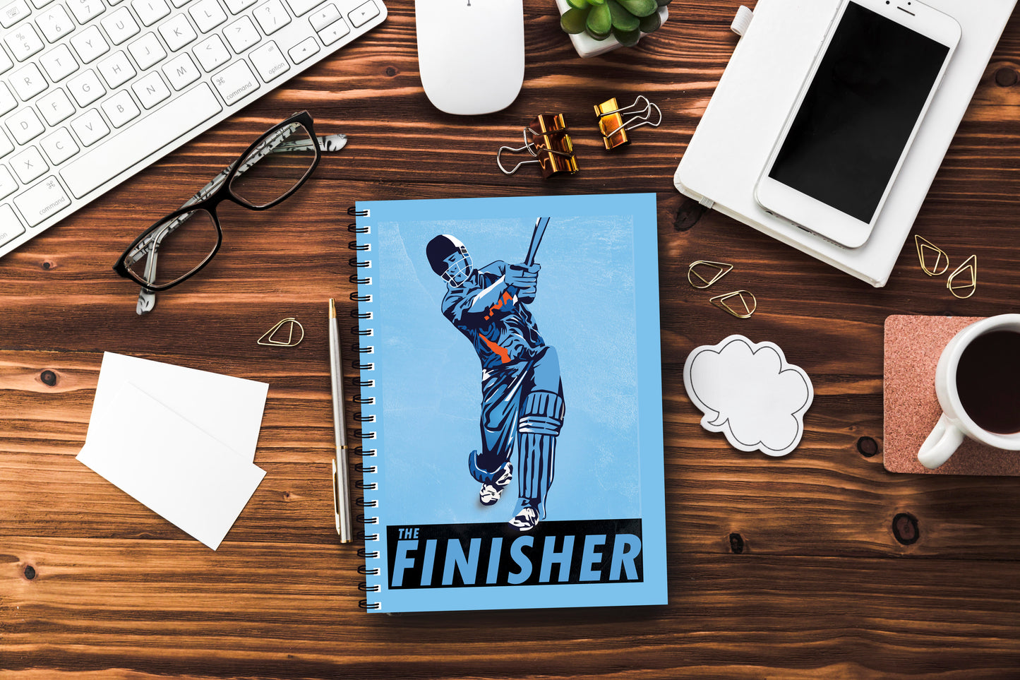 M S Dhoni Printed Notebook