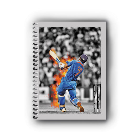 M S Dhoni Printed Notebook