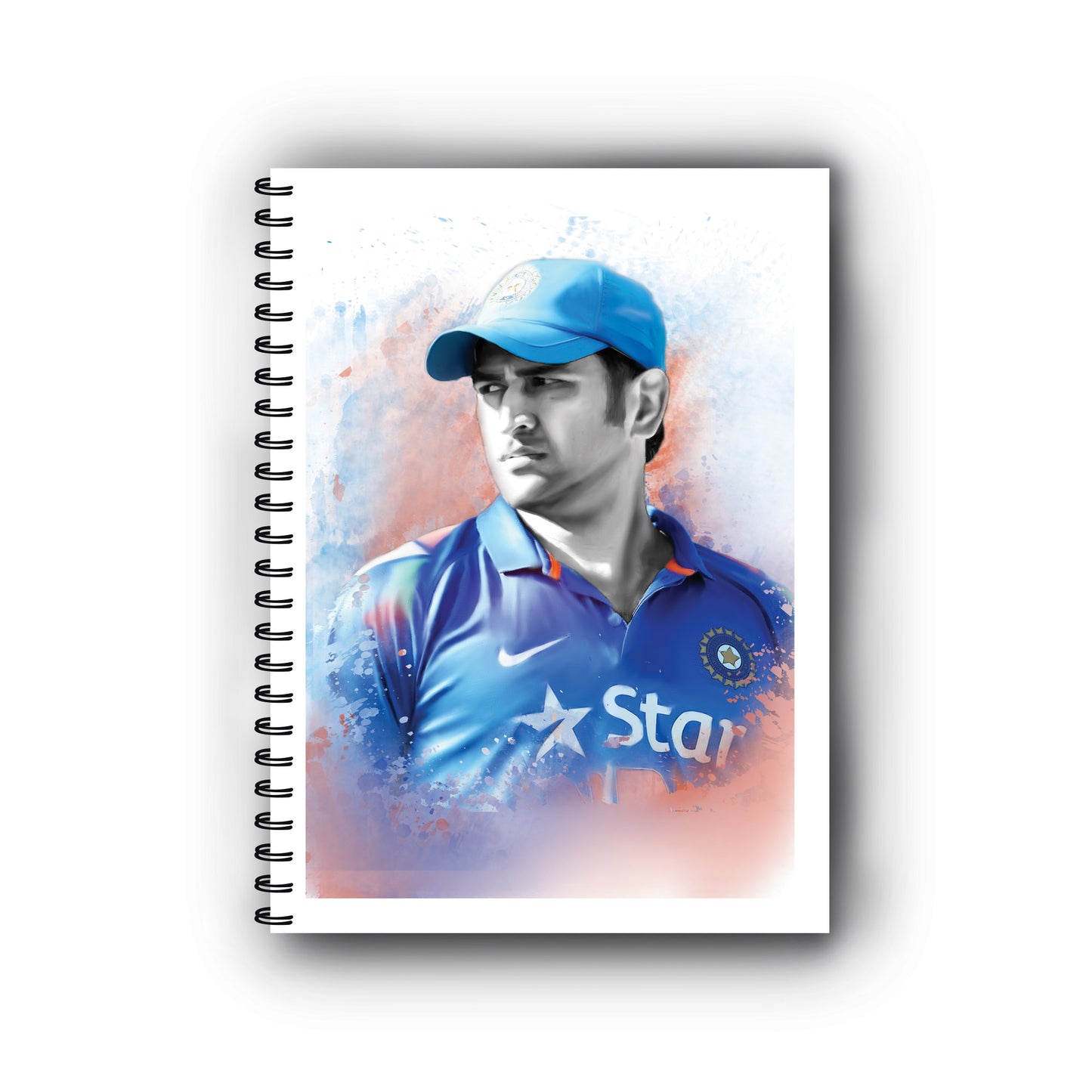 M S Dhoni Printed Notebook