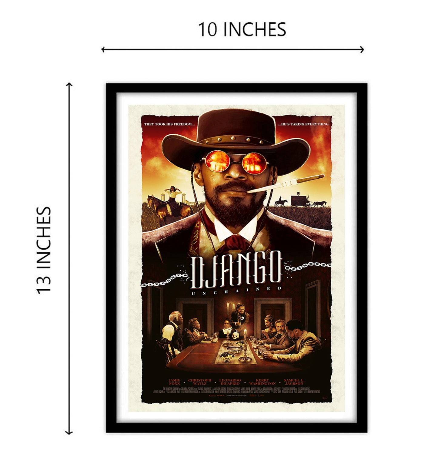 Django Unchained Movie Art work