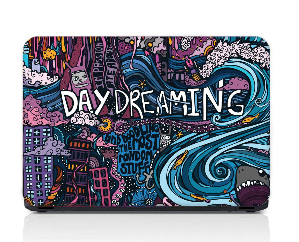 Day Dreaming Famous Painting Colorfull Matte Finish Waterproof Laptopskin